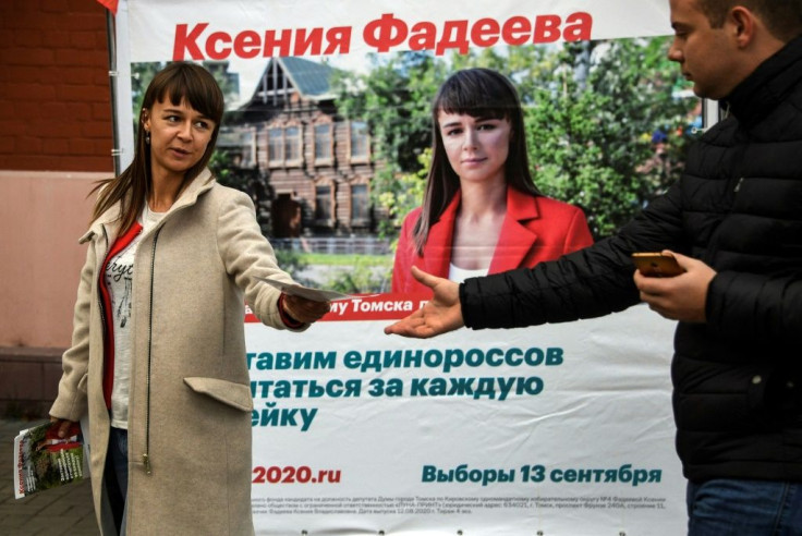 Opposition candidate Ksenia Fadeyeva, 28, is one of those trying to shake up Russian regional politics