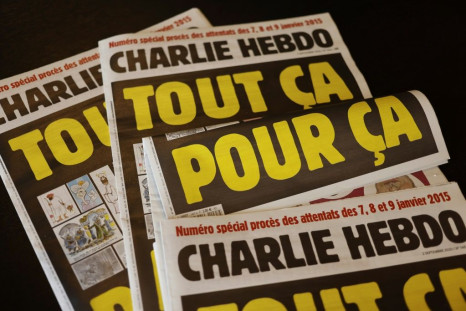 French satirical weekly Charlie Hebdo (cover pictured September 1, 2020, reading "All of this, just for that" republished controversial cartoons of the Prophet Mohammed, drawing threats from Al-Qaeda