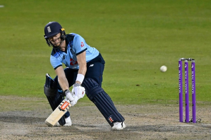 Sam Billings plays a ramp shot on his way to 118 but it was not enough to prevent England slipping to a 19-run defeat in the first ODI against Australia
