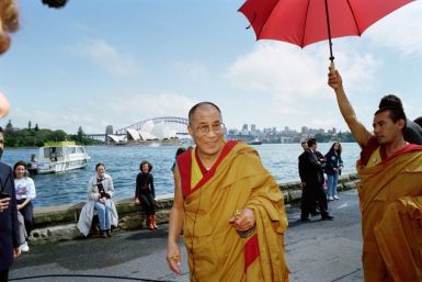 Tibetan spiritual leader the Dalai Lama (pictured 1996) said in a video message to a virtual G7 meeting that people have more of a sense of shared interest in saving the planet