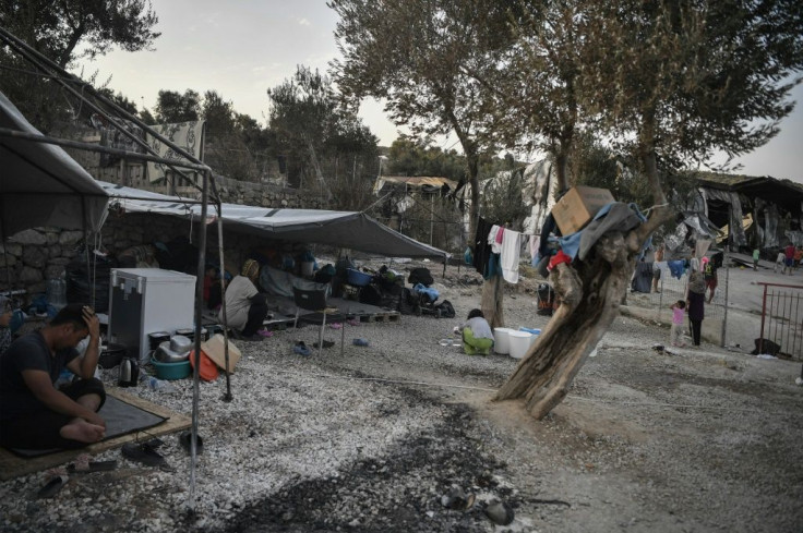 Officials have blamed migrants for the fires that gutted Moria