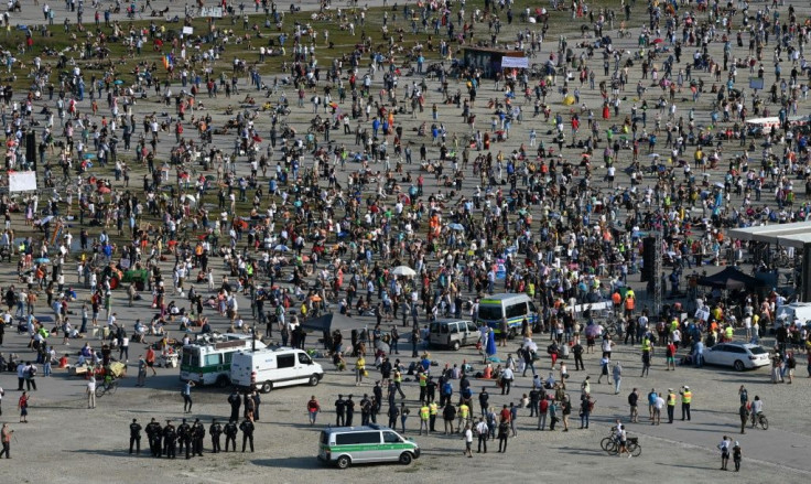 Thousands protest against anti-coronavirus measure in Munich