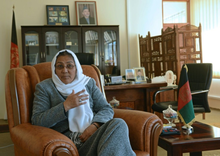 Habiba Sarabi, seen here in October 2012, wants to ensure Afghanistan remains a republic