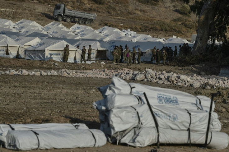 Authorities have now set up a new 3,000-capacity camp at Kara Tepe, a few kilometres from Moria