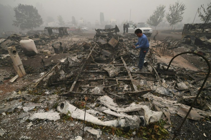 The West Coast blazes have torched an area roughly the size of the state of New Jersey and killed at least 35 people