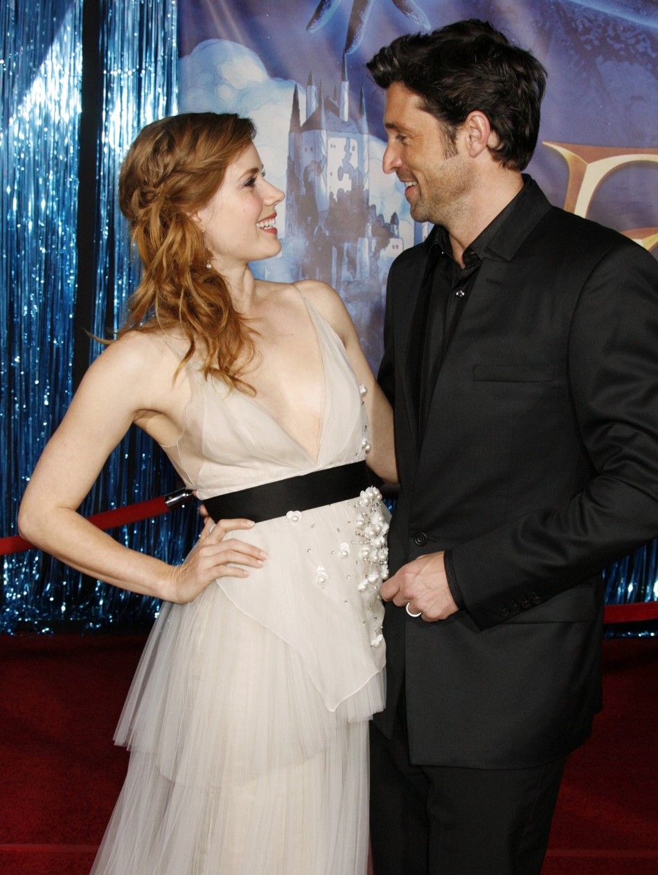 Amy Adams L and Patrick Dempsey, stars of the film quotEnchantedquot, pose at the film039s premiere in Hollywood, California November 17, 2007.