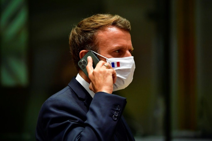 Macron came under fire from critics after his jibe against 5G opponents