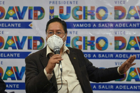 Leftist candidate Luis Arce, a former economy minister, holds a clear opinion poll lead heading into the October 18, 2020 presidential election in Bolivia