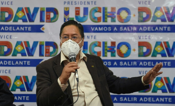 Leftist candidate Luis Arce, a former economy minister, holds a clear opinion poll lead heading into the October 18, 2020 presidential election in Bolivia