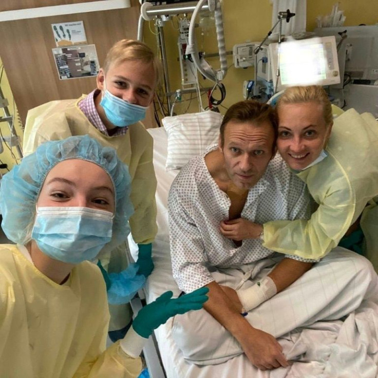 Alexei Navalny posted to Instagram from his hospital bed this week