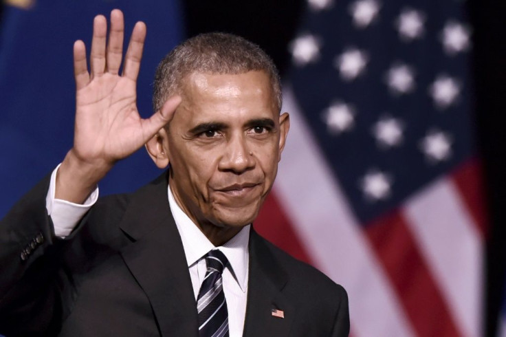 US President Barack Obama -- seen here in 2016 -- has written the first volume of his memoirs