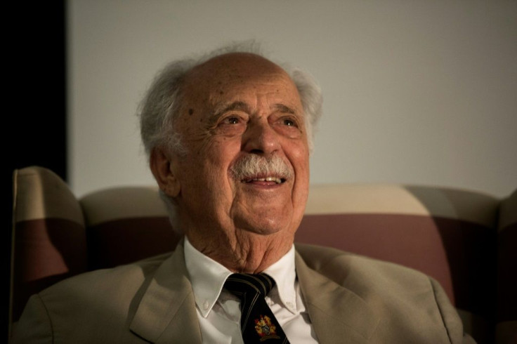 Bizos, pictured here in 2018 at an inaugural award for human rights established in his name, was revered for a gentle demeanor and steely determination