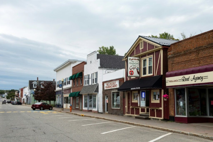 Downtown Millinocket, Maine, which has been forced into a new lockdown after a superspreader event at a wedding left more than 170 infected with coronavirus and killed seven