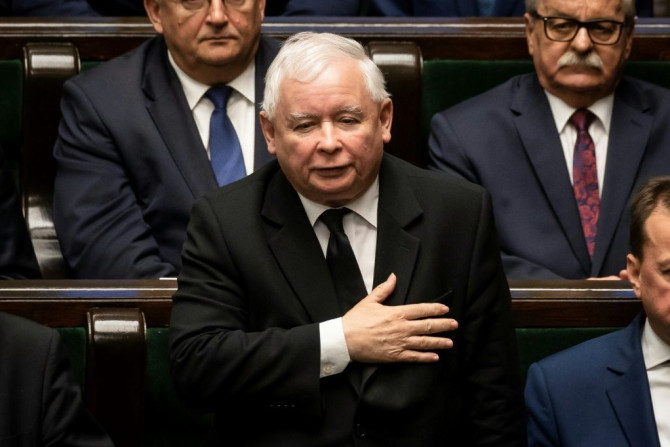 Law and Justice (PiS) party leader Jaroslaw Kaczynski is known for his love of cats