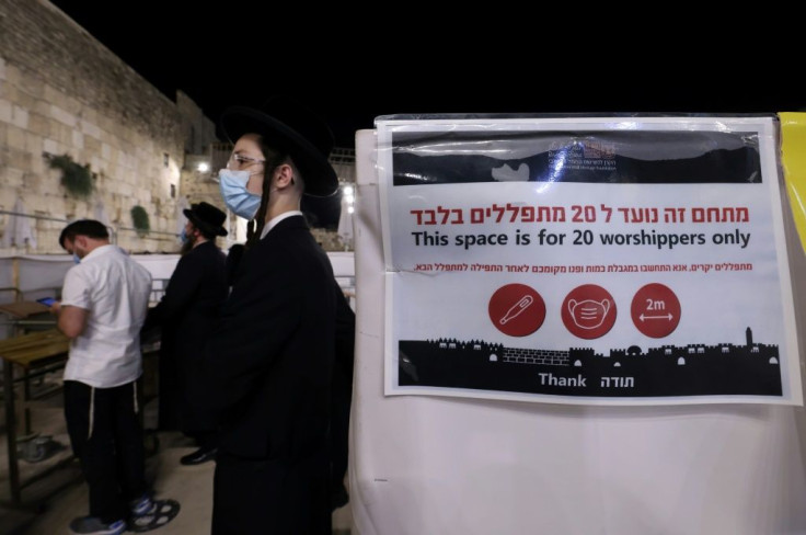 Strict controls on numbers have been in force for worshippers at the Western Wall