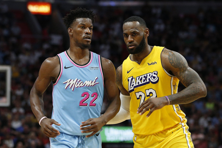 LeBron James Jimmy Butler Lakers Heat