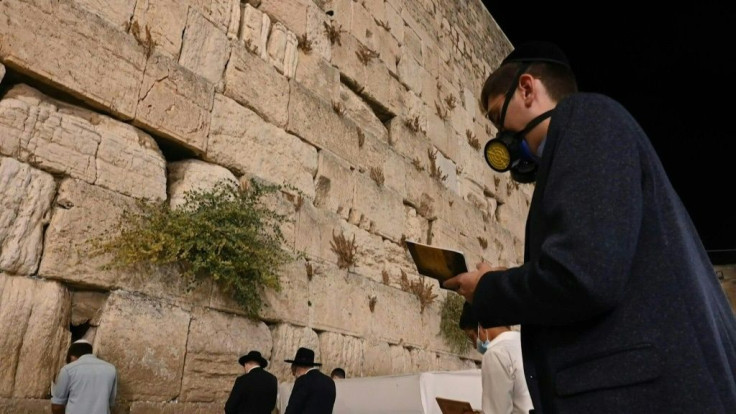 Jewish worshippers gathered Thursday night in Jerusalemâs Western Wall to attend âSelichotâ, a traditional prayer of repentance being held towards the new Jewish year on Rosh Hashana holiday. Due to the coronavirus, several restrictions were in plac