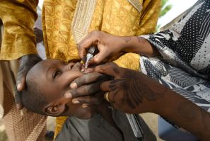 Vaccine-derived polio occurs in rare instances