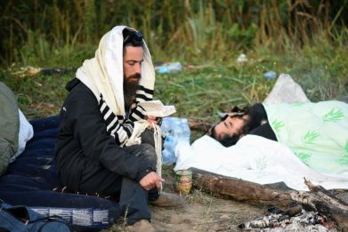 Over 1,000 Hasidic Jewish pilgrims were stuck between Belarusian and Ukranian border checkpoints over coronavirus restrictions
