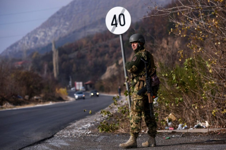 Thousands of soldiers from NATO's KFOR peacekeeping mission remain stationed in Kosovo