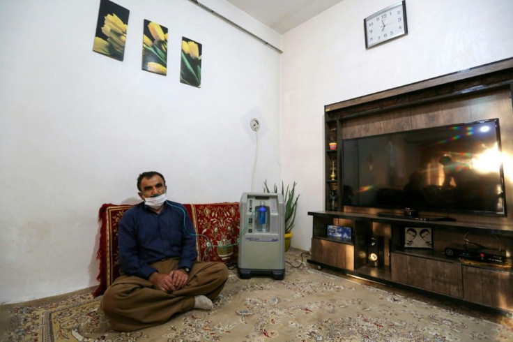 Rassoul Malahi, a retired farmer, lost his sight for 18 days due to the gas; he still needs a respirator to breathe and has to stay indoors as he is especially vulnerable to Covid-19