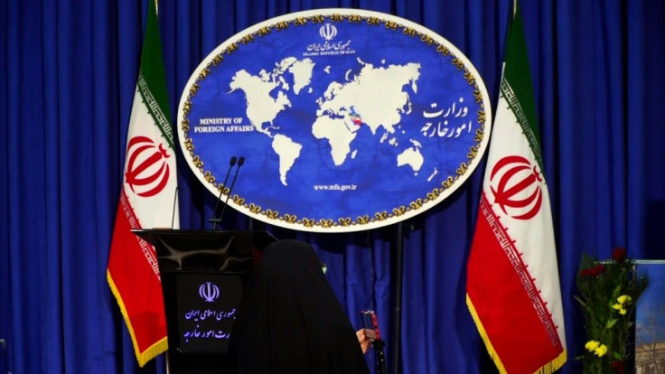IMAGES AND SOUNDBITES TO COMPLETE VIDI8QC8G6_ENIran calls Washington "isolated" and "on the wrong side of history", after Washington unilaterally declared UN sanctions against the Islamic republic were back in force.