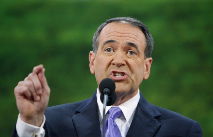 Former Republican presidential candidate Huckabee speaks during the third session of the 2008 Republican National Convention in St. Paul, Minnesota