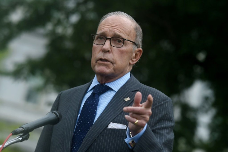 White House economic advisor Larry Kudlow said the United States is in the midst of a strong recovery from the coronavirus downturn