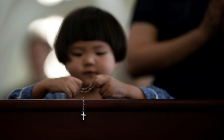 China has around 12 million Catholics