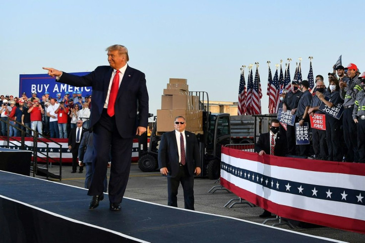 US President Donald Trump, pictured at an election rally in Dayton, Ohio, will address the United Nations General Assembly by video