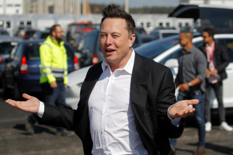 Tesla CEO Elon Musk (pictured September 3, 2020) said he would announce "insane" battery news that will affect long-term production, particularly of Tesla's Semi, Cybertruck and Roadster models