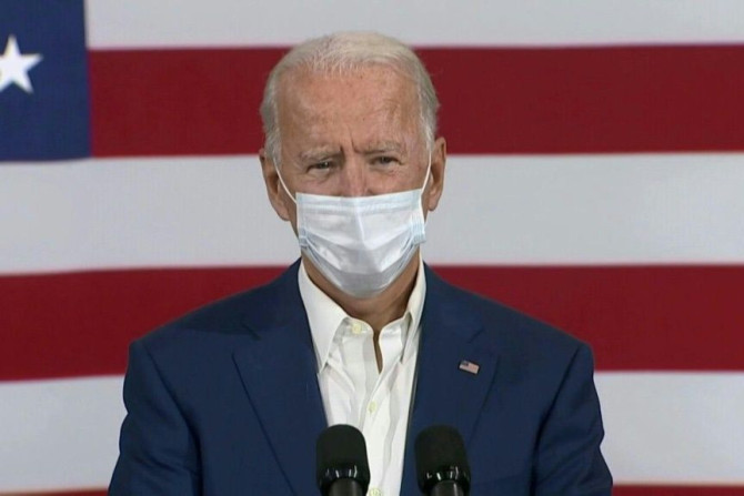 In a campaign speech, Joe Biden blasts Donald Trump's handling of the coronavirus pandemic, in which 200,000 have died in the US