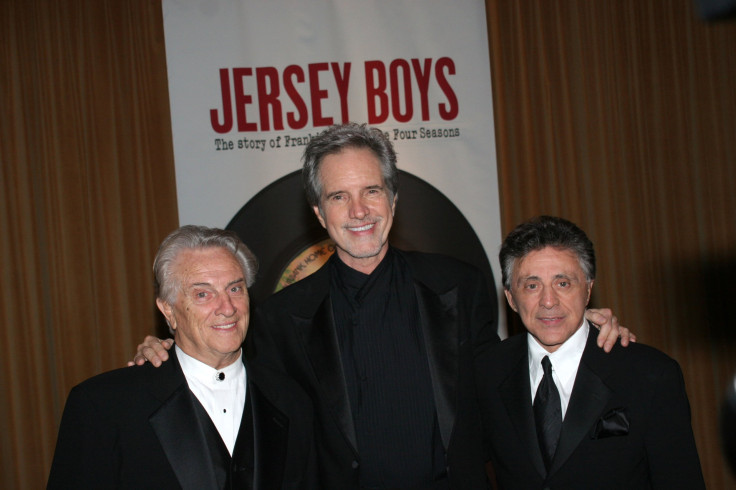 Tommy DeVito, Bob Gaudio and Frankie Valli of The Four Seasons