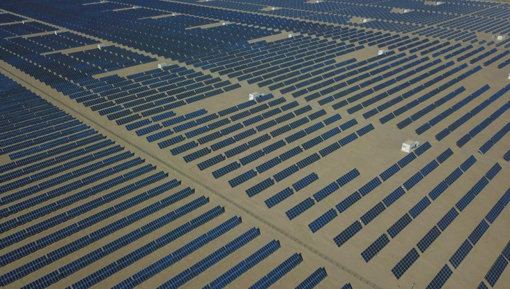 China has invested heavily in renewable generation over the last few years, including this solar energy farm in the Gobi desert