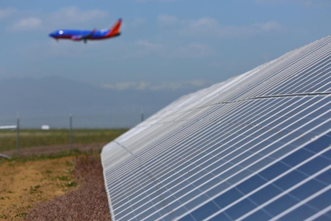 Solar panels at Denver airport