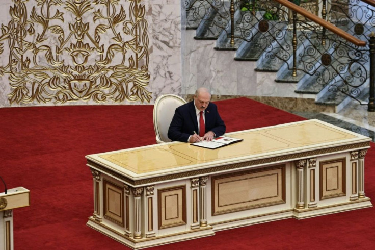 Belarus' President Alexander Lukashenko held his inauguration in secret, with the ceremony later shown on state media
