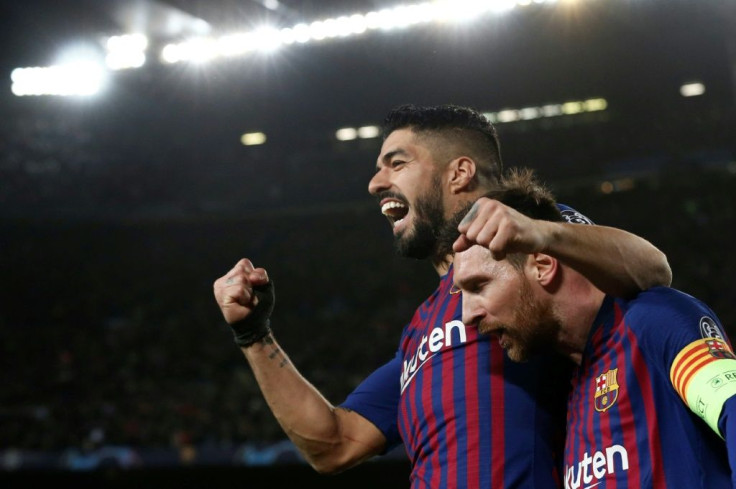 Teammates no more: Luis Suarez struck up a strong friendship with Lionel Messi at Barcelona, but the Urugayan's transfer to Atletico Madrid has been confirmed