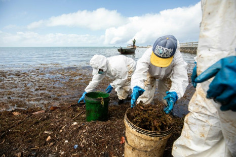 Workers continue to clean up two months after an oil spill threatened Mauritius natural wonders, sparking outrage