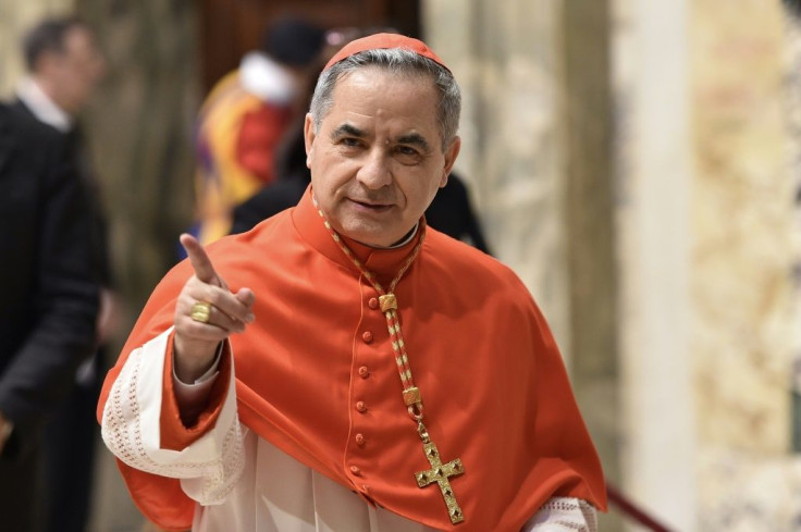 Angelo Becciu, pictured here, has been linked in the past to an investigation underway within the Vatican into a property investment in London.
