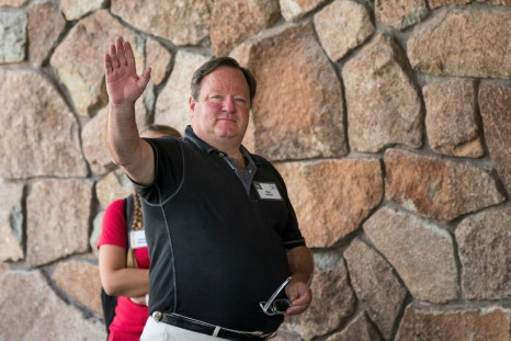 ViacomCBS chief executive Bob Bakish is seen at a 2017 business conference in Sun Valley, Idaho