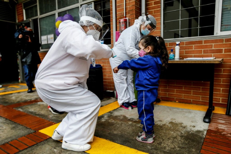 Back to school means new measures and masks, like here in Colombia