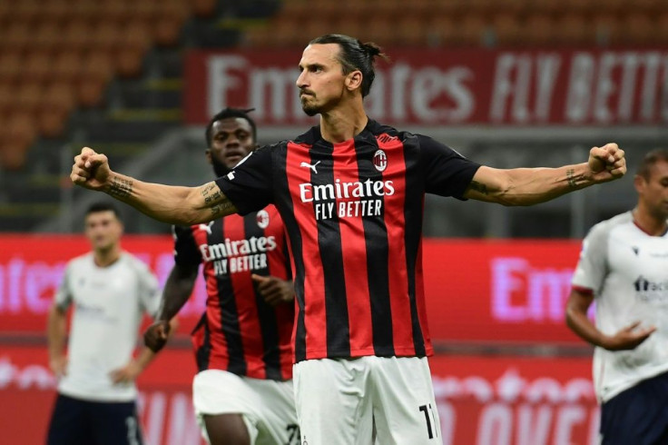 AC Milan's Swedish forward Zlatan Ibrahimovic is the latest sports star to test positive for the virus