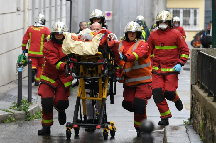 Paris police said two people were "critically wounded" in Friday's attack, which is being investigated by specialist anti-terror prosecutors.