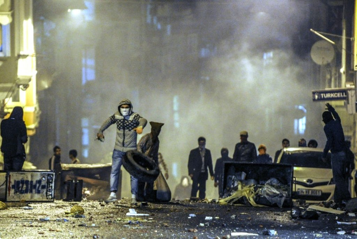 Pro-Kurdish protestors took to the streets in in 2014 over Turkey's decision not to intervene and protect a Kurdish town under attack by Islamic State in Syria