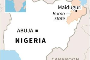 Two sources aid fatalities from the attack in restive Borno state had doubled as more bodies were found and included 12 policemen, five soldiers, four members of a government-backed militia and nine civilians
