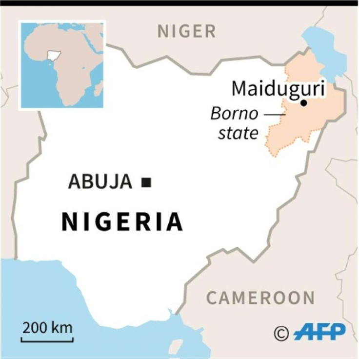 Two sources aid fatalities from the attack in restive Borno state had doubled as more bodies were found and included 12 policemen, five soldiers, four members of a government-backed militia and nine civilians