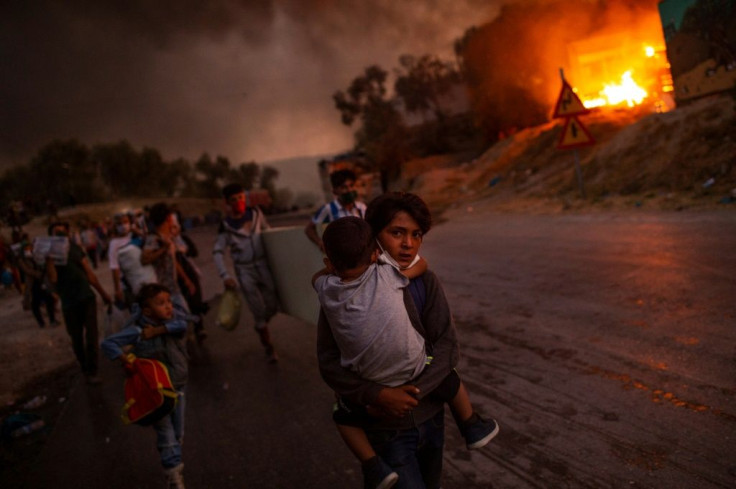Moria still hosts half the migrants in Greek camps after the fire in early September
