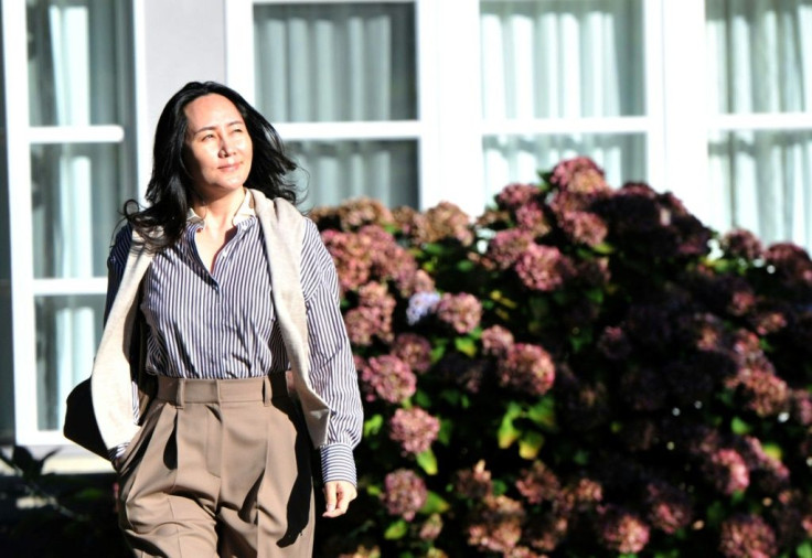Huawei chief cinancial officer Meng Wanzhou leaves her Vancouver mansion to appear in the British Columbia Supreme Court to fight extradition to the US where she is wanted for alleged bank fraud linked to Iran sanctions