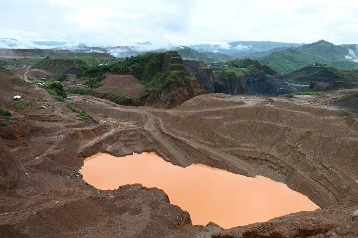 The once-stunning mountains of Myanmar's Hpakant township have been destroyed beyond recognition