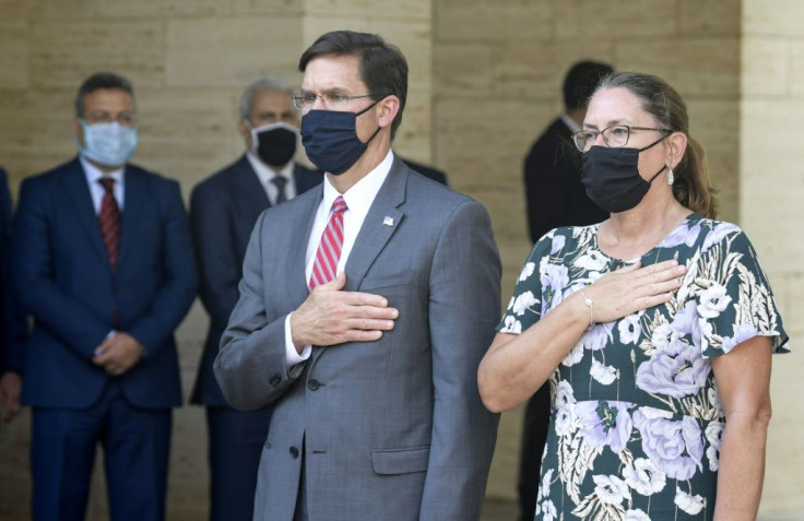US Defence Secretary Mark Esper and his wife Leah are on a three-nation North Africa tour